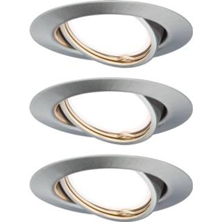 👉 Inbouwspot IJzer geborsteld Paulmann Base LED per 3-step-dim