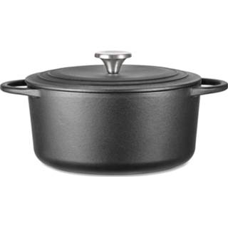 👉 Braadpan zwart gietijzer Blokker Forte - Ø 28 Cm 8718827254361