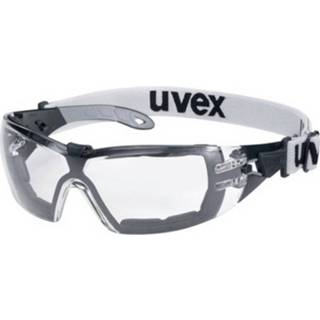 👉 Veiligheidsbril grijs zwart Uvex pheos 9192680 Incl. UV-bescherming Grijs, DIN EN 166, 170 4031101537054