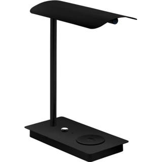 👉 Tafellamp zwart LED Arenaza, dimbaar, QI,