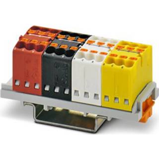 👉 Verdeelblok Phoenix Contact PTFIX 1,5-KNX-NS35 1187192 Aantal polen: 24 0.14 mm² 1.5 Meerdere kleuren 1 set(s) 4063151230456