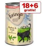 👉 Kattenvoer 18 + 6 gratis! 24 x 400 g Feringa Classic Meat Menü Eend & Kalf 4062911018297