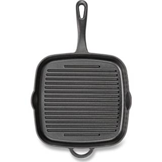 👉 Grillpan zwart gietijzer Blokker Forte - 25x25cm 8718827254392