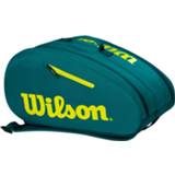 👉 Ballentas One Size groen Wilson Youth Racquet Bag Padel 97512618670