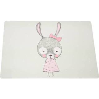 Placemat multikleur Blokker Konijn - 30 X 43 Cm 8718827164356