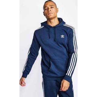 👉 Hoodie blauw katoen XL mannen Adidas adicolor Over The Head - Heren Hoodies Blue 100% Maat Foot Locker 4065422526626
