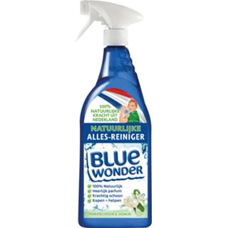 👉 Allesreiniger blauw Blue Wonder Natuurlijke Spray - 750 Ml Ceder & Bergamot 8712038001646