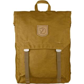 👉 Backpack vinylon unisex geel Fjallraven Foldsack No. 1 acorn 7323450597764
