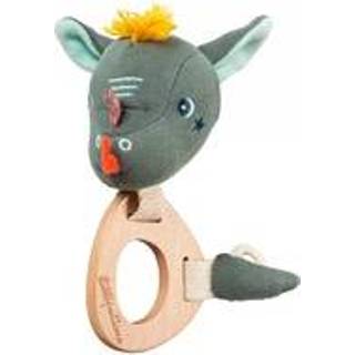 👉 Rammelaar houten stuks baby Lilliputiens - Draak Joe 5414834833409