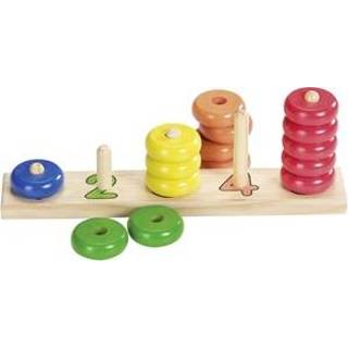 👉 Stuks Goki Spelen Learn to count with wooden rings 4013594589413