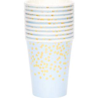 Beker roze Blokker Wegwerp Confetti - 10 Stuks 8718827199211