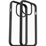 Zwart transparant Otterbox React Backcover Apple iPhone 13 Pro Zwart,