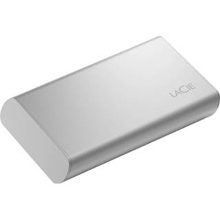 👉 Externe SSD zilver LaCie Portable 500 GB harde schijf (2.5 inch) USB-C Moon Silver STKS500400 3660619040841