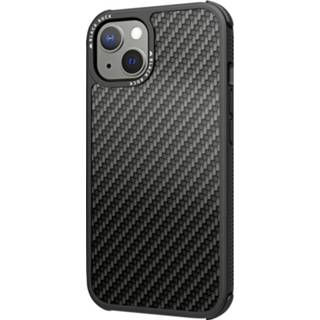 👉 Zwart carbon Black Rock Robust Real Cover Apple iPhone 13 4260647334074