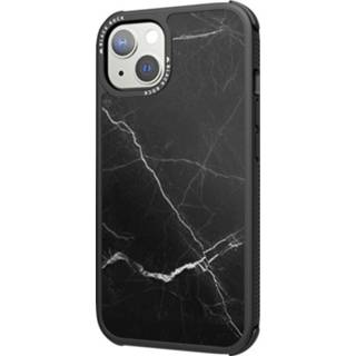 👉 Zwart Black Rock Robust Marble Cover Apple iPhone 13 4260647332384