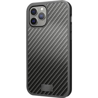 👉 Zwart carbon Black Rock Protective Real Cover Apple iPhone 13 Pro Max 4260647334241