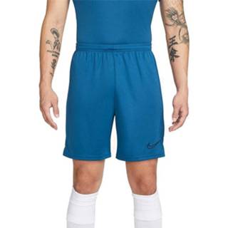 👉 Trainingsbroek donkerblauw polyester senior Trainingsbroekje Dri-Fit Academy Short Dark Marina