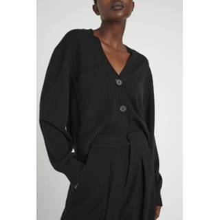 👉 Polyester l vrouwen zwart InWear 30107024 genesisiw cardigan 5715171203949
