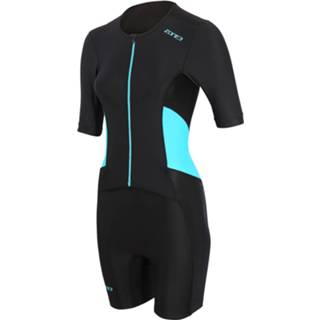 👉 Zone3 Women's activate short sleeve full zip trisuit - Triatlonpakken