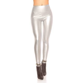 👉 Sexy Wetlook Thermo Leggings Silver