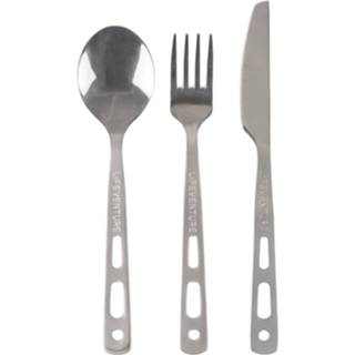 👉 Bestek steel One Size stainless Lifeventure Cutlery Set - 5031863096706