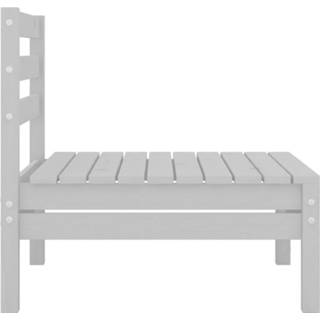 Active grijs grenenhout Tuinmiddenbank massief 8720286658888