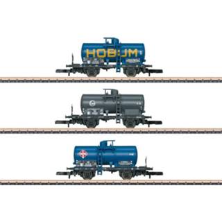 👉 Ketelwagen EVA Märklin 082326 Z set van 3 ketelwagens Hobum, en F.Thörl de DB 4001883823263