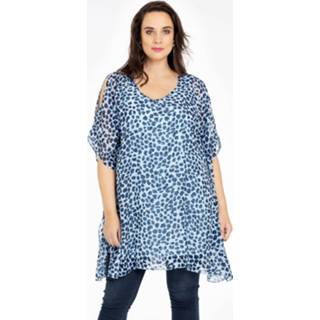 👉 Tuniek blauw vierkant PLUMETI 38/40 blue