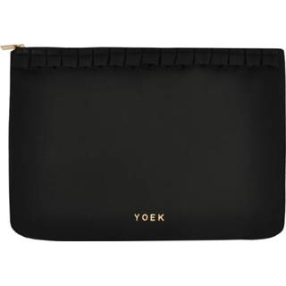 👉 Clutch ruffle Unique black