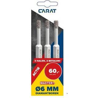 👉 Accuboormachine Carat ETD0060A21 3-pack tegel droogboor 6 mm voor 8714452037065