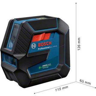 👉 Lijnlaser Bosch Blauw 0601063W00 GLL 2-15 G 4059952511054