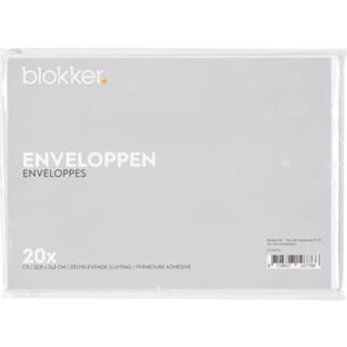 👉 Envelop Blokker 16,2x22,9 Cm 20 Stuks 8718827107766