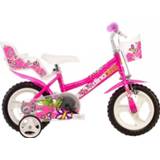 👉 Roze staal kinderen meisjes doortrapper Low Frame urban fiets vast geen personage Dino 126RL 02 12 Inch 21 cm 8006817126096
