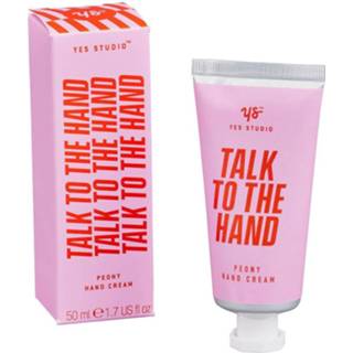 👉 Hand crème roze rood PVC One Size Color-Roze Yes Studio handcrème Talk To The 50 ml roze/rood 5055923774526