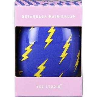 👉 Haarborstel paars geel ABS One Size Color-Paars Yes Studio 9,5 x 6,8 cm paars/geel 5055923774601