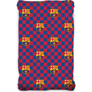 👉 Hoeslaken blauw rood katoen One Size Color-Meerkleurig FC Barcelona 90 x 200 cm blauw/rood geblokt 5902689438141
