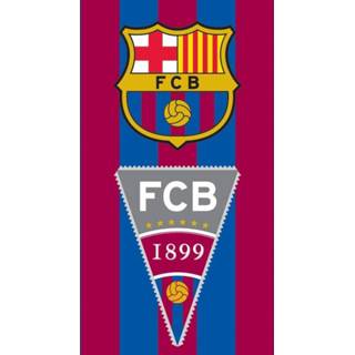 👉 Handdoek blauw rood katoen One Size Color-Blauw FC Barcelona handdoekje vlag en logo 40 x 60 cm blauw/rood 5907629309284