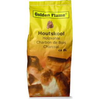 Houtskool zwart Golden Flame Ca.8 Ltr 8712126222229