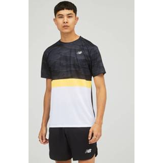 👉 New Balance Striped Accelerate Short Sleeve - Hardloopshirts (korte mouwen)