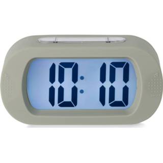 👉 Wekker groen Blokker Ludo - 14x7x4,6 Cm 8718827226399