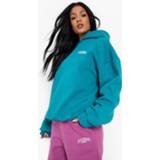 👉 Tall Colour Block Trainingspak Met Hoodie En Joggingbroek, Teal