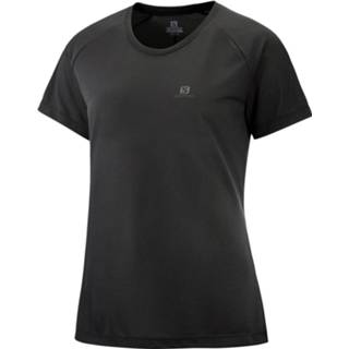 👉 Short sleeve extra large vrouwen zwart Salomon Women's Cross Rebel Tee - Hardloopshirts (korte mouwen)