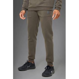 👉 Man Active Joggingbroek Met Zak Detail, Khaki