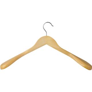 👉 Kledinghanger hout bruin Blokker Kledinghangers - Naturel 2 Stuks 8718827151257