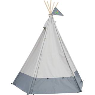 👉 Grijs wit polyester One Size Color-Grijs kinderen Haba tipi-tent Terra Kids 182 x 220 cm grijs/wit 4010168249810