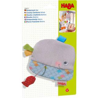 👉 Knuffeldoek grijs polyester One Size Color-Grijs Haba knuffeldoekje Walvis junior 10,5 x 12,5 cm 4010168259673