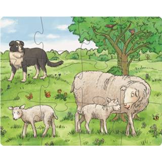 👉 Puzzel One Size meerkleurig HABA Puzzels Jonge Boerderijdieren 4010168254210