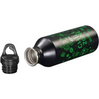 👉 Drinkfles zwart groen RVS One Size Color-Zwart Coocazoo SodaLoda junior 750 ml zwart/groen 4047443441515