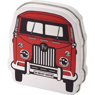 👉 Opbergblik rood wit staal One Size Color-Rood Moses Bus junior 8,5 x 9,5 2 cm rood/wit 4033477824844