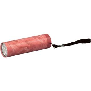 👉 Zaklamp roze marmer aluminium kunststof One Size Color-Roze Moses led batterij 9 x 2,5 cm 8719817495160